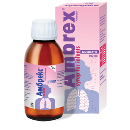 Снимка на AMBREX/АМБРЕКС 15 МГ/ 5 МЛ СИРОП ЗА ДЕЦА Х 100 МЛ
