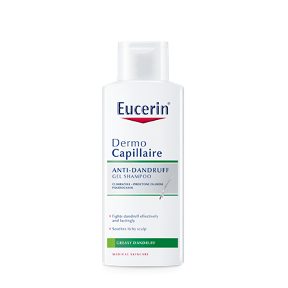 Снимка на EUCERIN/ЮСЕРИН ДЕРМОКАПИЛЕР ГЕЛ-ШАМПОАН ПРОТИВ МАЗЕН ПЪРХОТ 250 МЛ