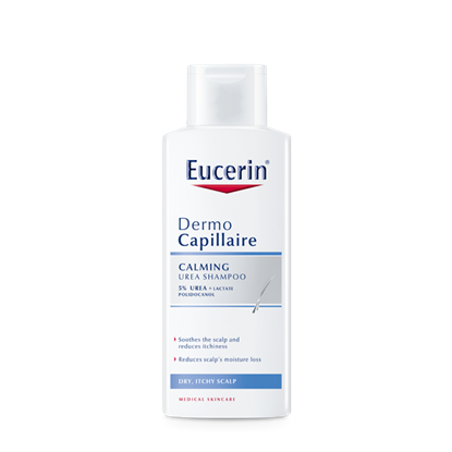 Снимка на EUCERIN/ЮСЕРИН ДЕРМОКАПИЛЕР ШАМПОАН ЗА СУХ СКАЛП С УРЕЯ 250 МЛ