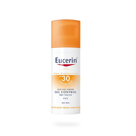 Снимка на EUCERIN/ЮСЕРИН СЛЪНЦЕЗАЩИТЕН ГЕЛ-КРЕМ ЗА ЛИЦЕ ЗА МАЗНА КОЖА SPF30 50 МЛ