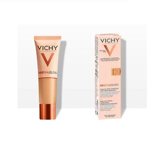 Снимка на VICHY/ВИШИ MINERALBLEND ХИДРАТИРАЩ ФОН ДЬО ТЕН ЦВЯТ 03 GYPSUM 30 МЛ.