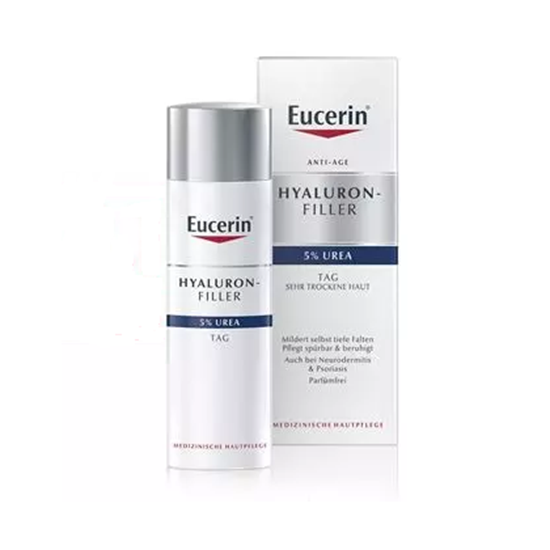 Снимка на EUCERIN/ЮСЕРИН ХИАЛУРОН ФИЛЪР С 5% УРЕА ДНЕВЕН КРЕМ ЗА МНОГО СУХА КОЖА 50 МЛ