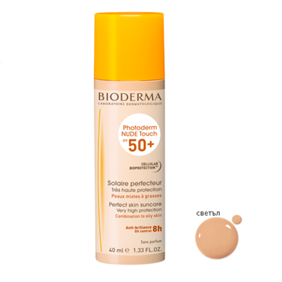 Снимка на BIODERMA/БИОДЕРМА PHOTODERM NUDE TOUCH SPF 50+ СВЕТЪЛ 40 МЛ.