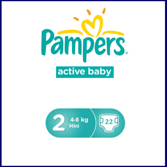 Снимка на PAMPERS/ПАМПЕРС 2 4-8 КГ. Х 22 БР.