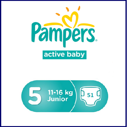 Снимка на PAMPERS/ПАМПЕРС 5 11-16 КГ. Х 51 БР.