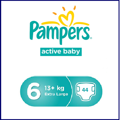 Снимка на PAMPERS/ПАМПЕРС 6 13-18 КГ. Х 44 БР.