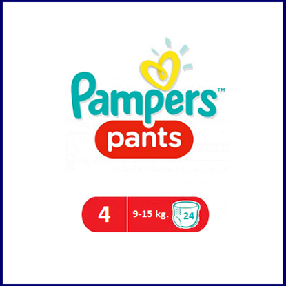 Снимка на PAMPERS/ПАМПЕРС ГАЩИ 4 9-15 КГ. Х 25 БР.