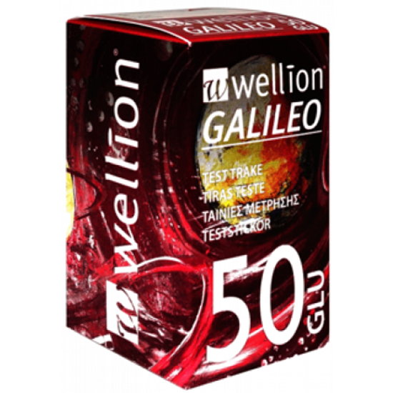 Снимка на WELLION GALILEO/ВЕЛИОН ГАЛИЛЕО ТЕСТ ЛЕНТИ ЗА КРЪВНА ЗАХАР 50 БР.