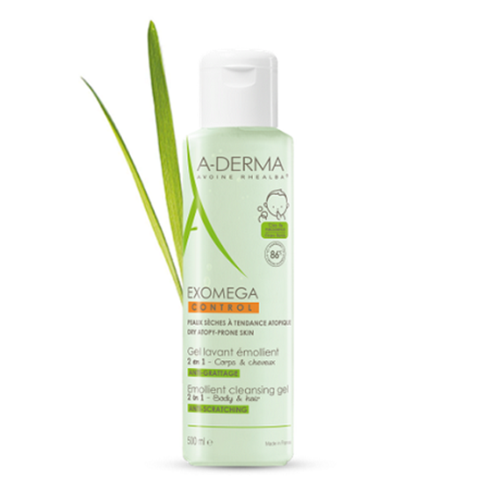 Снимка на A-DERMA EXOMEGA CONTROL ЕМОЛИЕНТЕН ПОЧИСТВАЩ ГЕЛ 2 В 1 500 МЛ.