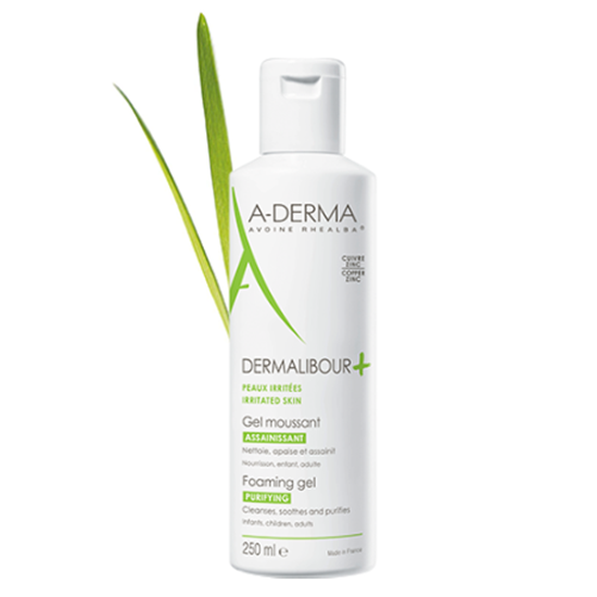 Снимка на A-DERMA DERMALIBOUR ПЕНЕЩ СЕ ГЕЛ 250 МЛ