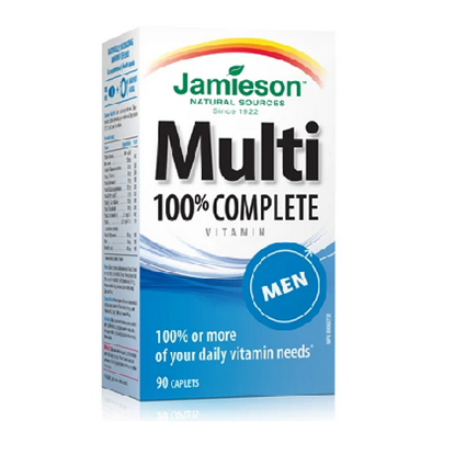 Снимка на JAMIESON/ДЖЕЙМИСЪН MULTI COMPLETE 100% ВИТАМИНИ ЗА МЪЖЕ КАПСУЛИ Х 90 БР.