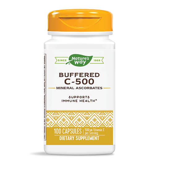 Снимка на BUFFERED VITAMIN C/ВИТАМИН С БУФЕРИРАН 500 МГ. КАПСУЛИ Х 100 БР.