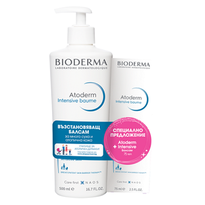 Снимка на BIODERMA/БИОДЕРМА ATODERM ВЪЗСТАНОВЯВАЩ БАЛСАМ 500 МЛ. + 75 МЛ.