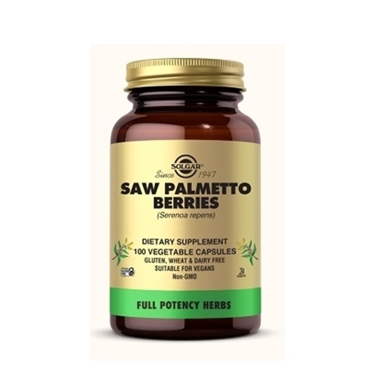 Снимка на SOLGAR/СОЛГАР SAW PALMETTO/САО ПАЛМЕТТО КАПСУЛИ Х 100 БР.