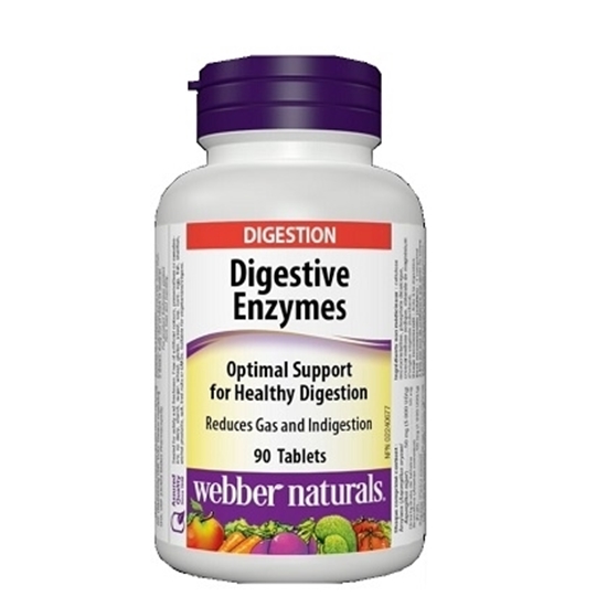 Снимка на DIGESTIVE ENZYMES/ХРАНОСМИЛАТЕЛНИ ЕНЗИМИ 182 МГ. ТАБЛЕТКИ Х 90 БР. 