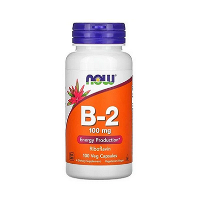 NOW FOODS/НАУ ФУДС ВИТАМИН b-2 100 МГ. КАПСУЛИ Х 100 БР.