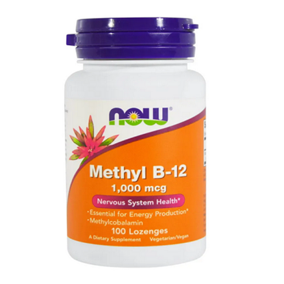 NOW FOODS/НАУ ФУДС ВИТАМИН METHYL B-12 1000 МКГ ТАБЛЕТКИ Х 100 БР. 