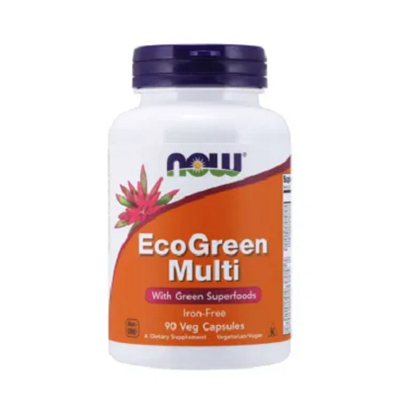 NOW FOODS/НАУ ФУДС ECOGREEN MULTI КАПСУЛИ Х 90 БР.