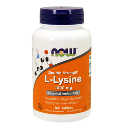 NOW FOODS/НАУ ФУДС L-LYSINE/ЛИЗИН 1000 МГ. КАПСУЛИ Х 100 БР.