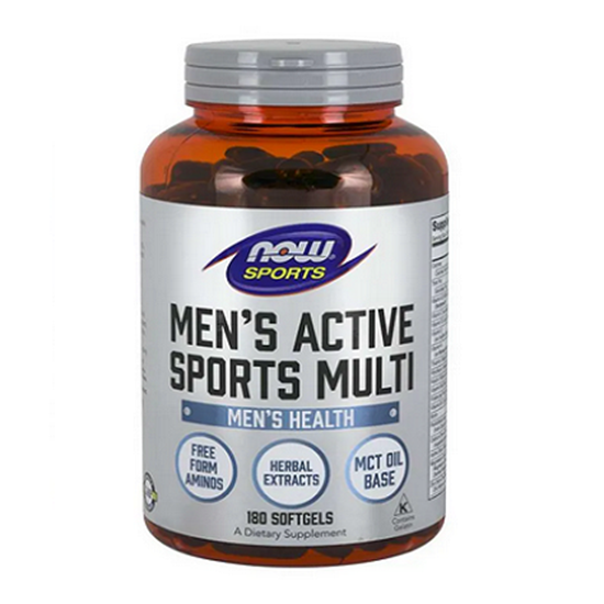 NOW FOODS/НАУ ФУДС МЕН АКТИВ СПОРТ/EXTREME SPORTS MULTI КАПСУЛИ Х 180 БР. 