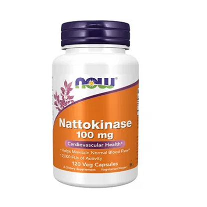 NOW FOODS/НАУ ФУДС NATTOKINASE 100 МКГ. КАПСУЛИ Х 120 БР.