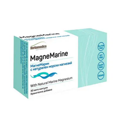 MAGNE MARINE/НАТУРАЛЕН МОРСКИ МАГНЕЗИЙ 350 МГ. КАПСУЛИ Х 30 БР.