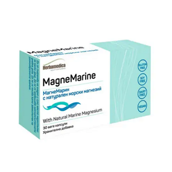 MAGNE MARINE/НАТУРАЛЕН МОРСКИ МАГНЕЗИЙ 350 МГ. КАПСУЛИ Х 30 БР.