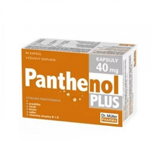 PANTHENOL/ПАНТЕНОЛ ПЛЮС ХРАНИТЕЛНА ДОБАВКА КАПСУЛИ Х 60 БР. 