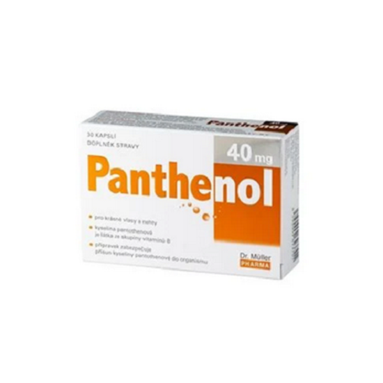 PANTHENOL/ПАНТЕНОЛ ХРАНИТЕЛНА ДОБАВКА 40 МГ. КАПСУЛИ Х 30 БР.