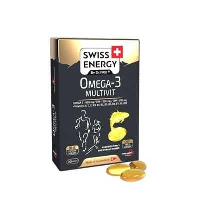 Снимка на SWISS ENERGY/OMEGA-3 MULTIVIT ОМЕГА 3 МУЛТИВИТ КАПСУЛИ Х 30 БР.