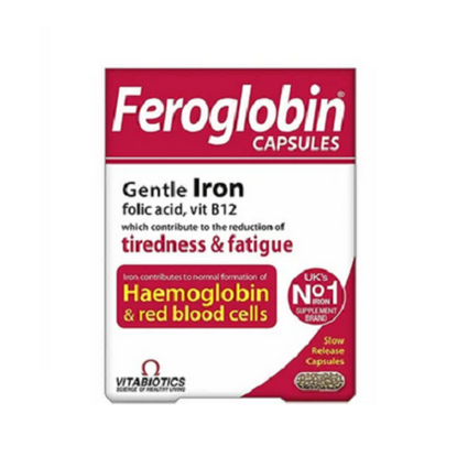 FEROGLOBIN/ФЕРОГЛОБИН GENTLE IRON КАПСУЛИ Х 30 БР.