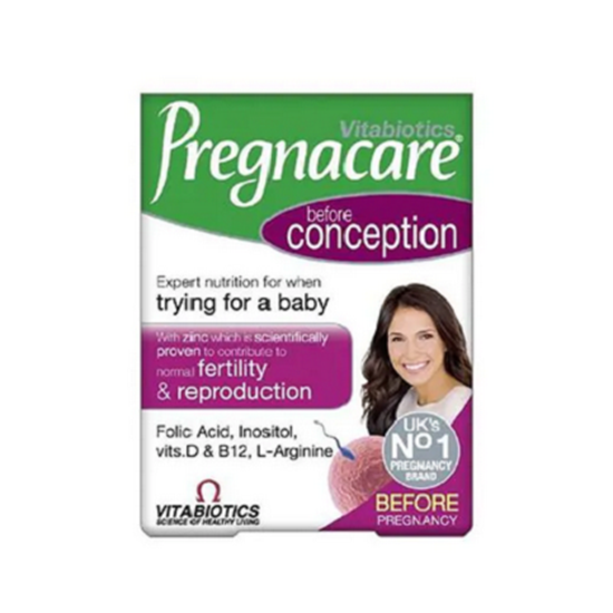 PREGNACARE BEFORE CONCEPTION/ПРЕГНАКЕР ЗАЧЕВАНЕ ЗА НЕЯ ТАБЛЕТКИ Х 30 БР. 