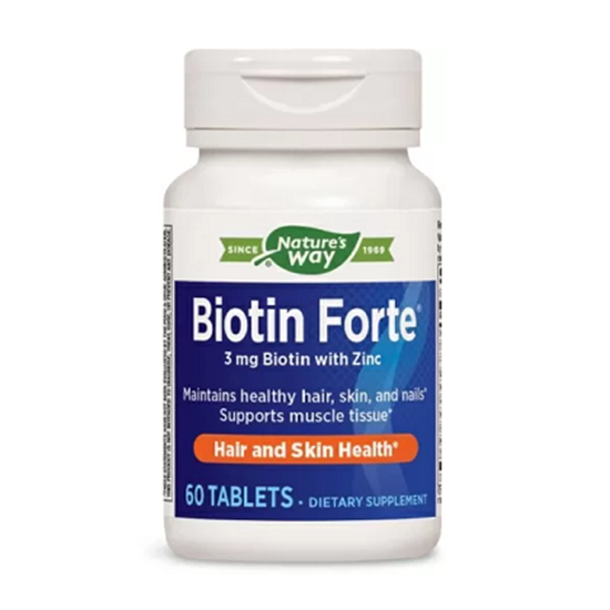 Снимка на BIOTIN FORTE/БИОТИН ФОРТЕ С ЦИНК ДЪВЧАЩИ ТАБЛЕТКИ Х 60 БР.