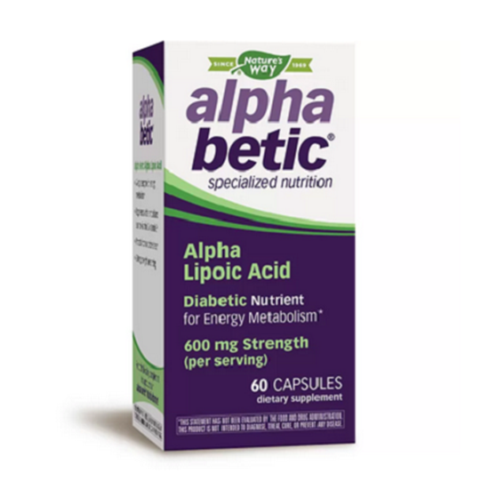 ALPHA BETIC/ALPHA LIPOIC ACID АЛФА ЛИПОЕВА КИСЕЛИНА 200 МГ. КАПСУЛИ Х 60 БР.