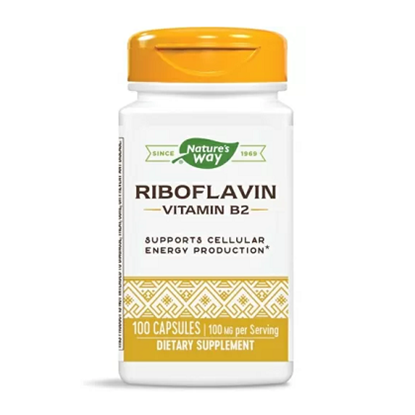 RIBOFLAVIN VITAMIN B2/ВИТАМИН B2 100 МГ. КАПСУЛИ Х 100 БР.