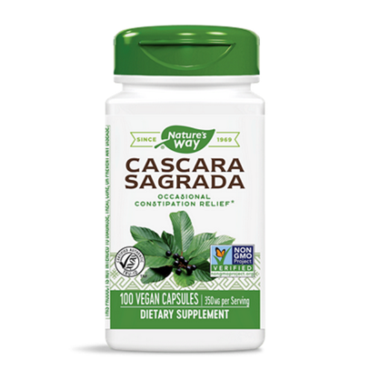 CASCARA SAGRADA/ЗЪРНАСТЕЦ КОРА 350 МГ. КАПСУЛИ Х 100 БР.