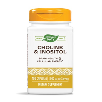 CHOLINE & INOSITOL/ХОЛИН И ИНОЗИТОЛ 500 МГ. КАПСУЛИ Х 100 БР.