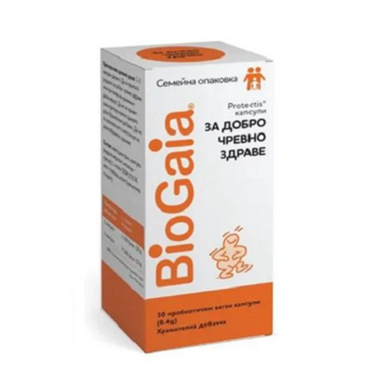 BIOGAIA PROTECTIS/БИОГАЙА ПРОТЕКТИС ЗА ДОБРО ЧРЕВНО ЗДРАВЕ КАПСУЛИ Х 30 БР.