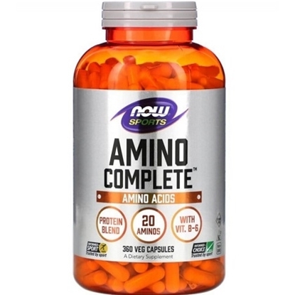 Снимка на NOW FOODS/НАУ ФУДС AMINO COMPLETE 850 МГ КАПСУЛИ Х 360 БР.