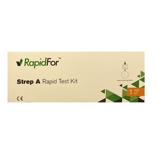 Снимка на RAPIDFOR STREP A/БЪРЗ ТЕСТ ЗА СКАРЛАТИНА (СТРЕПТОКОКИ) Х 1 БР.