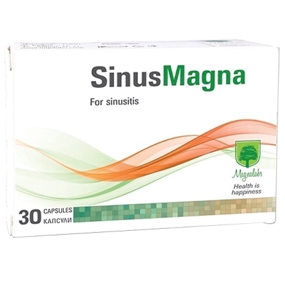 Снимка на SINUS MAGNA/СИНУС МАГНА КАПСУЛИ ПРИ СИНУЗИТ Х 30 БР.