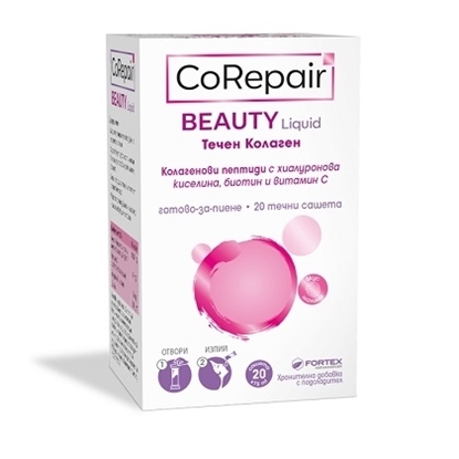 Снимка на FORTEX/ФОРТЕКС COREPAIR BEAUTY ТЕЧЕН КОЛАГЕН САШЕТА Х 20 БР.