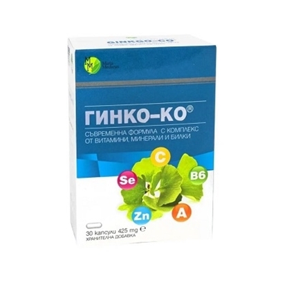 Снимка на МИРТА МЕДИКУС ГИНКО-КО КАПСУЛИ Х 30 БР.