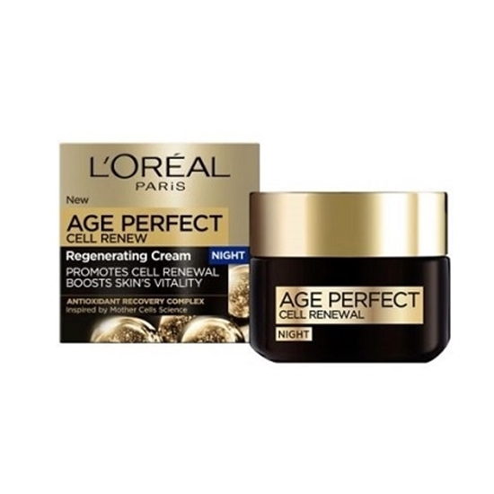 Снимка на LOREAL AGE PERFECT CELL RENEW РЕГЕНЕРИРАЩ НОЩЕН КРЕМ 50 МЛ 