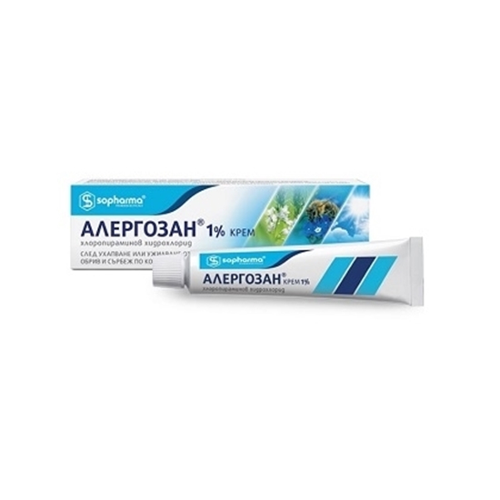 Снимка на SOPHARMA ALLERGOSAN/АЛЕРГОЗАН КРЕМ 1% 60 Г