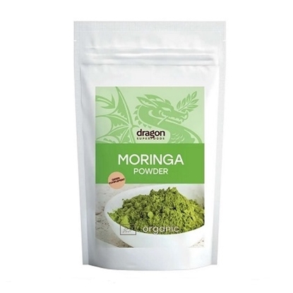 Снимка на DRAGON SUPERFOODS/ДРАГОН СУПЕРФУУДС МОРИНГА НА ПРАХ 200 Г