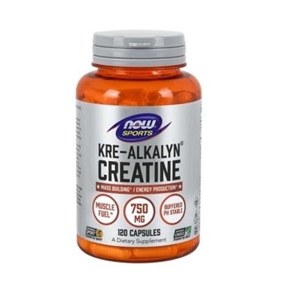 Снимка на NOW KRE-ALKALYN/КРЕ-АЛКАЛИН 750 МГ КАПСУЛИ Х 120 БР.