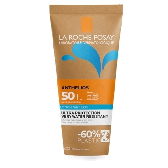 Снимка на LA ROCHE-POSAY / ЛА РОШ ПОЗЕ ANTHELIOS WET SKIN SPF 50+ ЛОСИОН 200 МЛ.