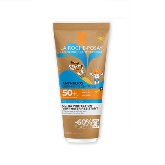 Снимка на LA ROCHE-POSAY / ЛА РОШ ПОЗЕ ANTHELIOS DERMO-PEDIATRICS WET SKIN SPF 50+ ГЕЛ 250 МЛ