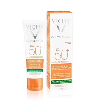 Снимка на VICHY CAPITAL SOLEIL SPF50+ МАТИРАЩ И КОРИГИРАЩ КРЕМ ЗА ЛИЦЕ  3-В-1 50 МЛ